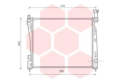 VAN WEZEL Radiators, Motora dzesēšanas sistēma 21002054